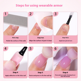 Nail Tips French press on nails  Short Almond Short Square Versatile Removable Patch Nail Art 150 Boxed Fake Nails