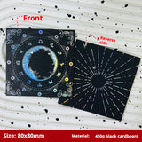 Press-On Nails Instruction Card Multi-style bronzing (MOQ:50 pieces)