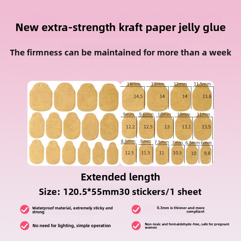 Super sticky nail art jelly glue |50pcs