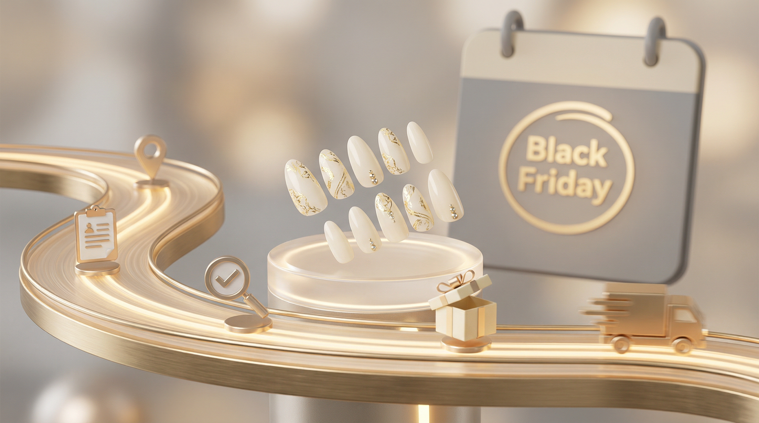 Press-on Nail Supply Chain Breakdown: Key Steps from Sampling to Delivery press-on nail guide from 365nails