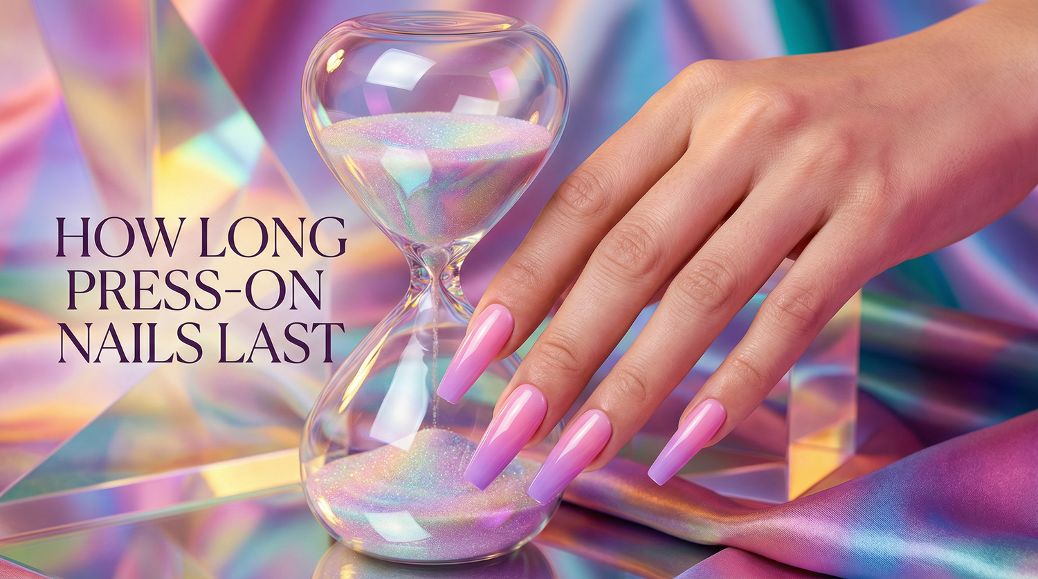 How Long Do Press-on Nails Last? Factors That Affect Wear Time press-on nail guide from 365nails