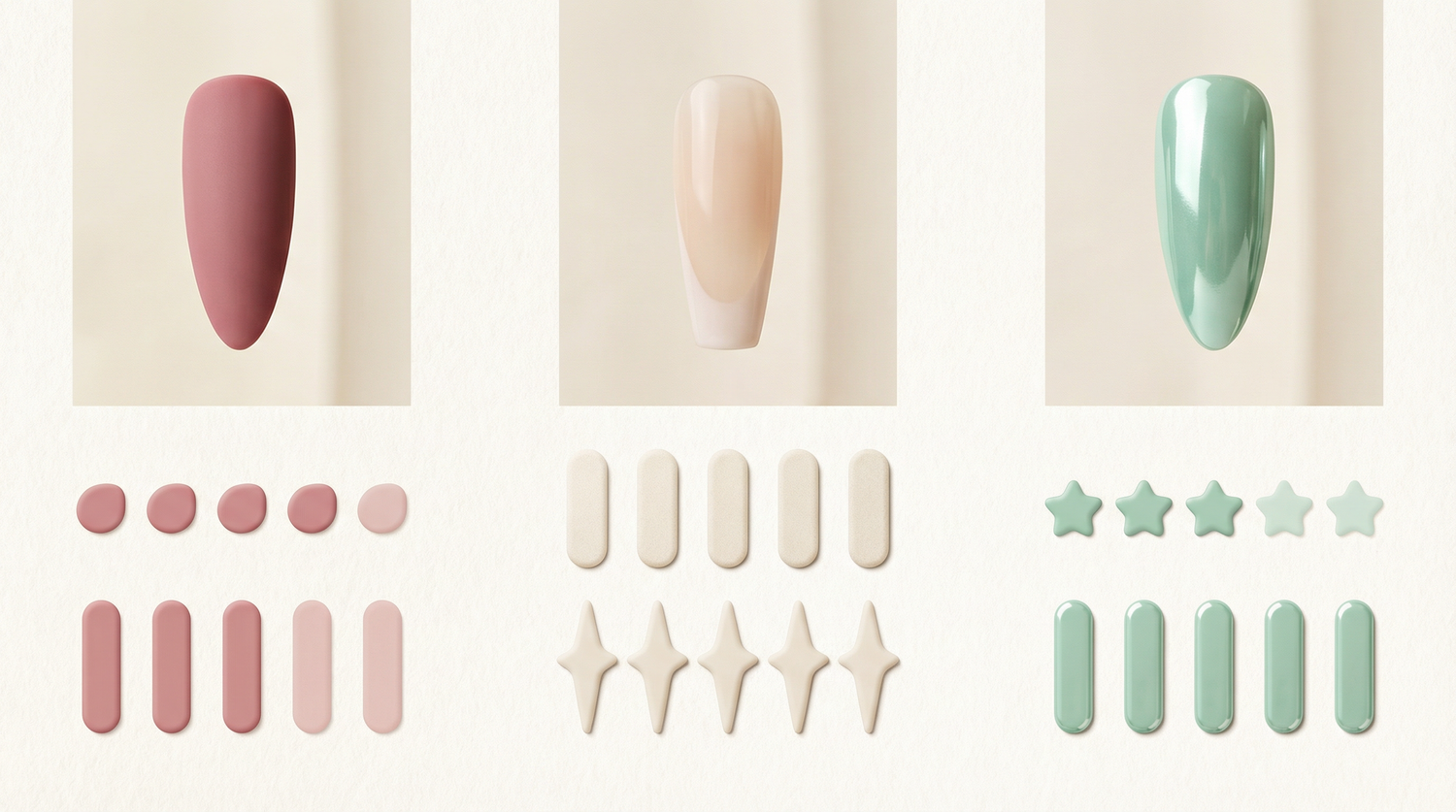 ABS vs Soft Gel vs “Gel-Like” Press-Ons: A Cost-to-Comfort Tradeoff Guide press-on nail guide from 365nails