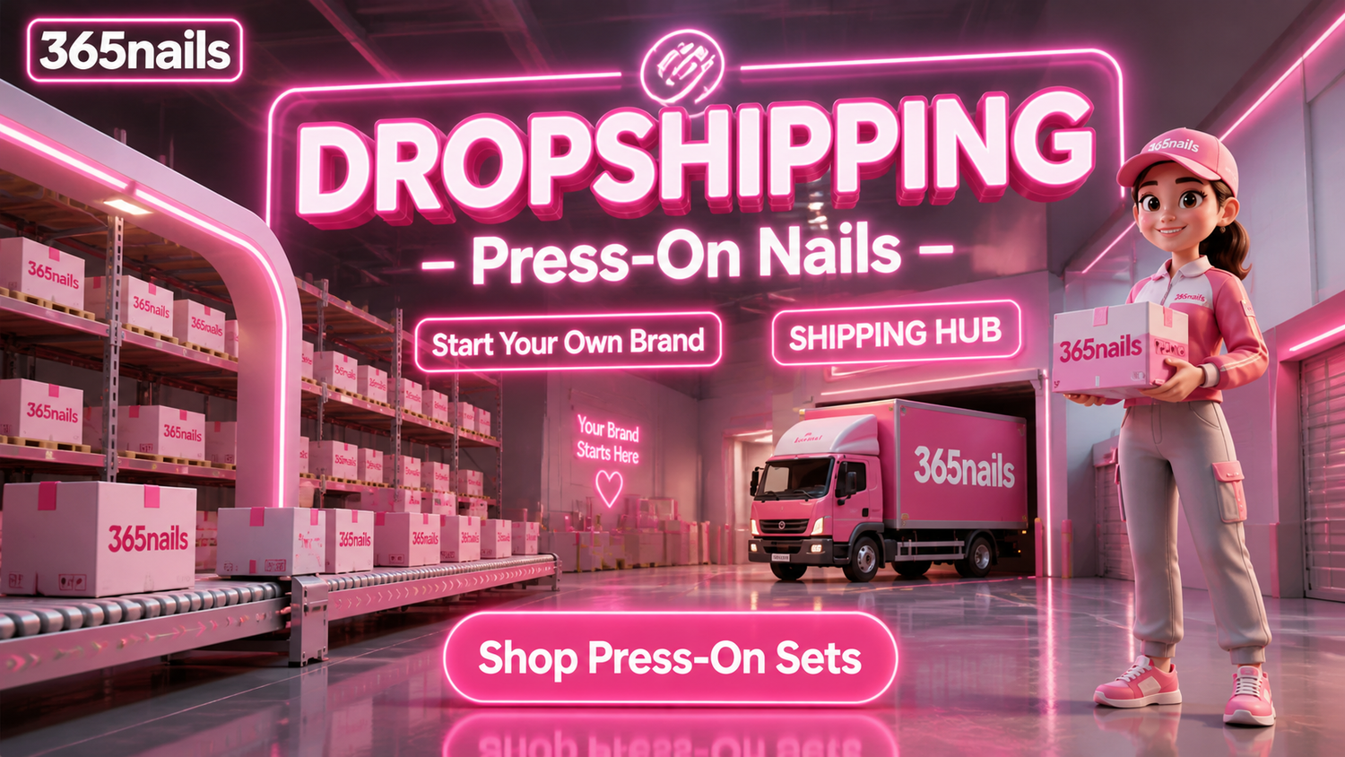 Launch Your Own Press-on Nail Brand: The 365nails Private Label Dropshipping Program