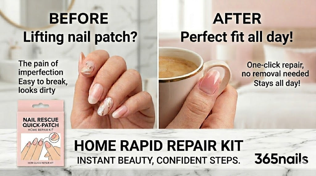 At-Home Quick Fixes for Lifted Press-On Nails: Keep Them On for the Day