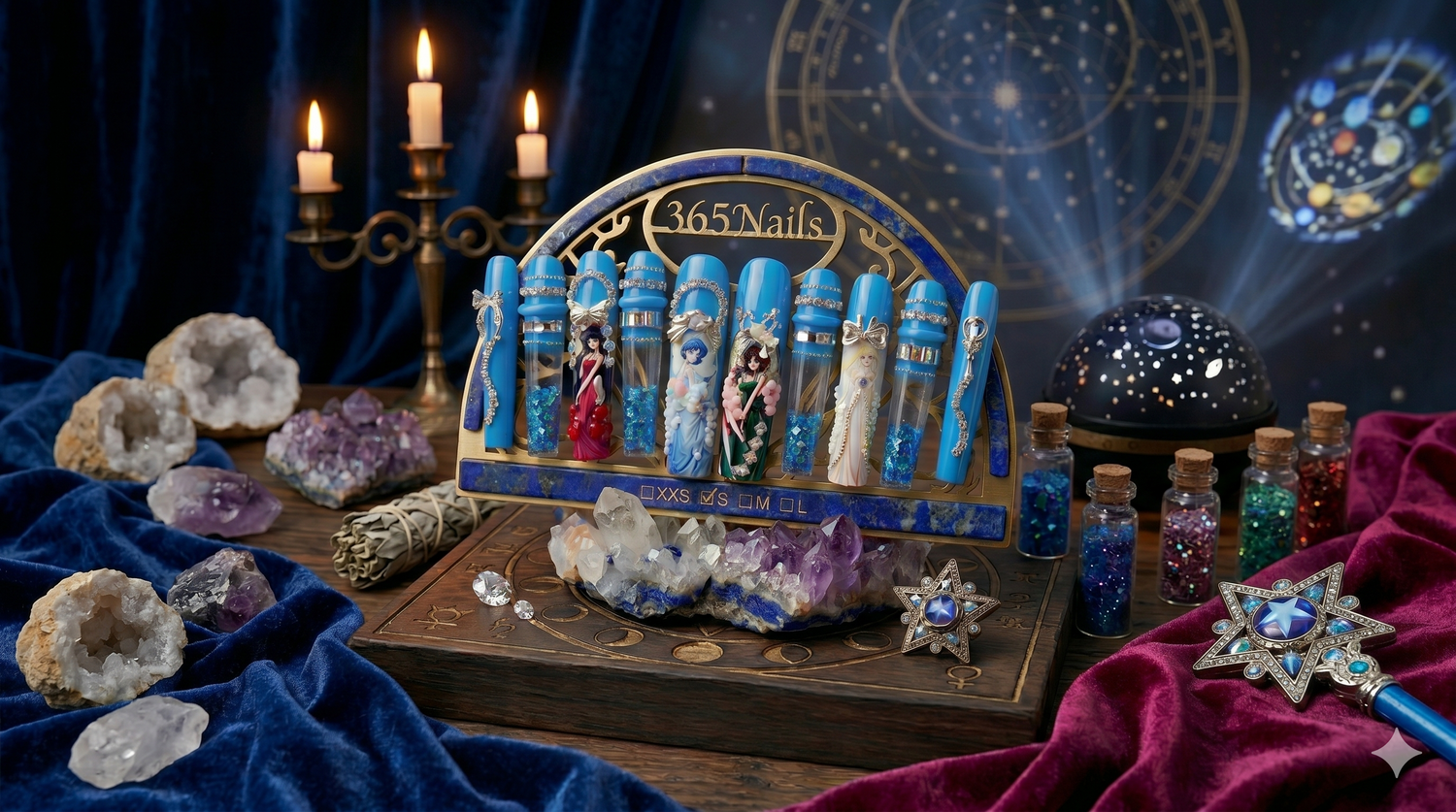 Meet Your Next Best-Seller! 365nails Unveils the Viral Floating Marbling Magic Series press-on nail guide from 365nails
