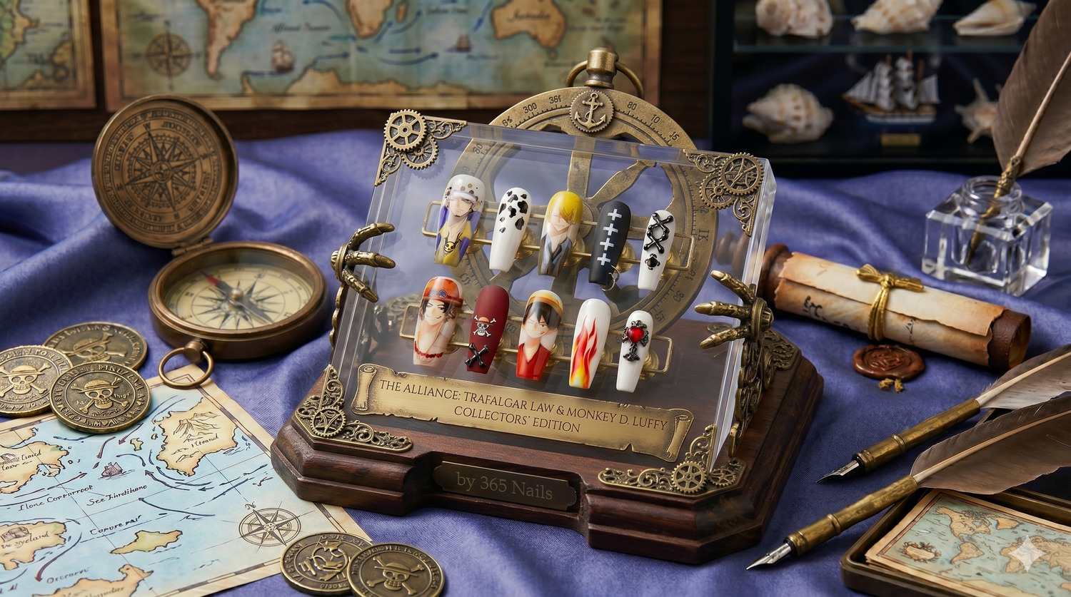 🏴‍☠️ Break the 4th Wall! 365nails Launches the Exclusive Anime Collectors' Edition Press-On Nails press-on nail guide from 365nails