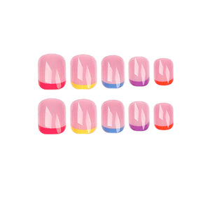 Multicolor French Press onable nails Art Tablets Detachable Press onable nails Wholesale Finished nails Tablets, Press onable nails nails Tablets｜365nails