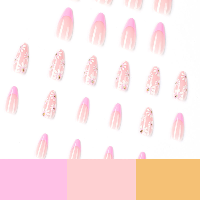 Press on nails wholesale Press on nails, French powder edge nail piece wholesale Press on nails  wholesale nails｜365nails