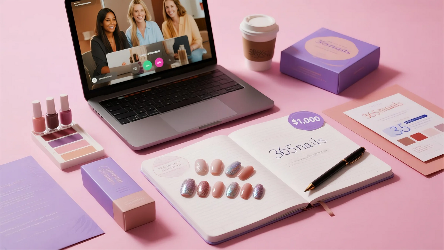 Launch Your Own Custom Press-On Nail Brand with 365nails—Starting at Just $1,000 press-on nail guide from 365nails