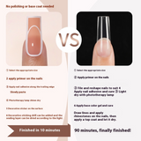 Nail Tips Europe and the United States  press on nails rectangular ultra-thin French nail piece removable nail patch fake nail factory wholesale