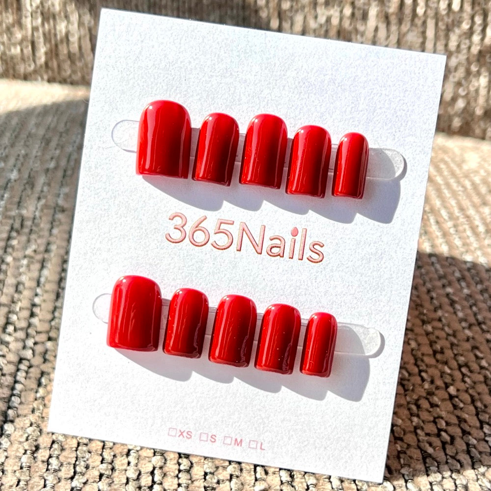 "20 Colors Mega Palette" - Premium Solid Handmade Nails (8 Shapes Available)