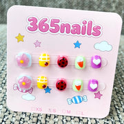 365nails: "Sweet Treats" – 3D Cartoon Handmade Short Square Nails