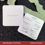 Embossed Cotton Paper Display Cards for Press On Nails (MOQ=50)