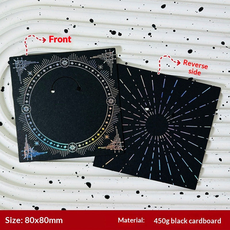 Classic White Display Cards for Press On Nail Sets (MOQ=50)