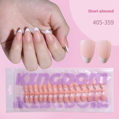 Nail Tips French prefabricated nail pads, whole bags, new non-marking removable fake nail patches, French press on nails