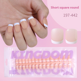 Nail Tips French prefabricated nail pads, whole bags, new non-marking removable fake nail patches, French press on nails
