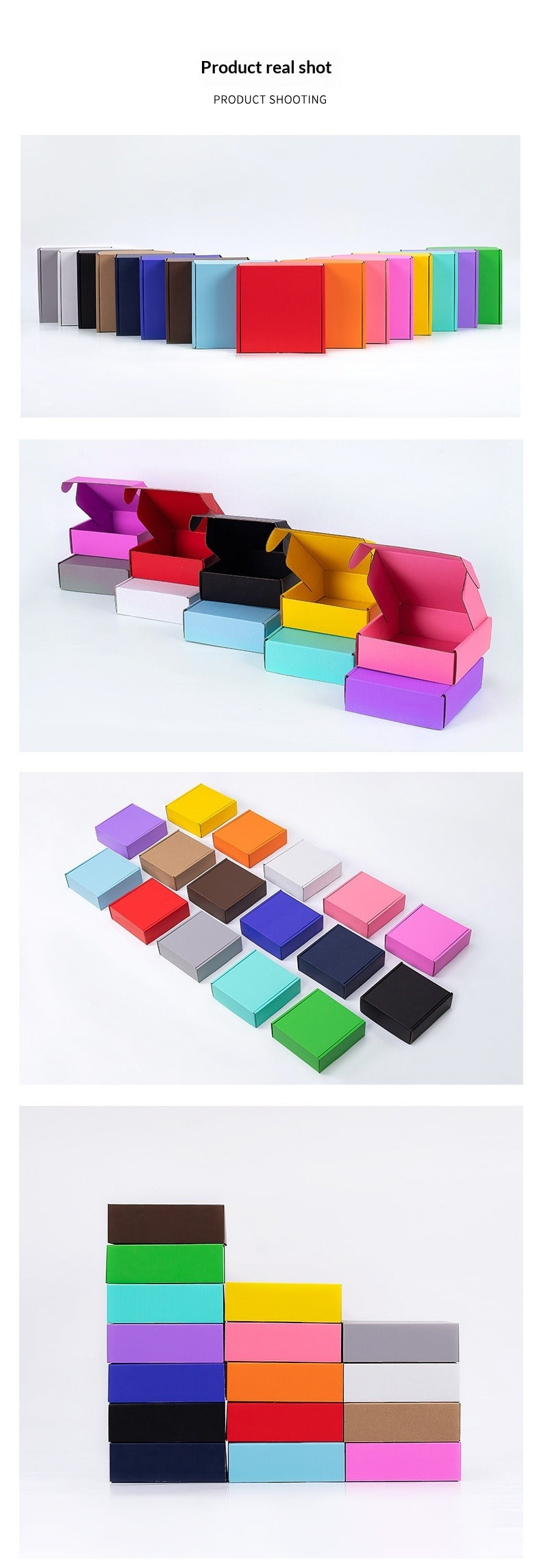Premium Double-Sided Color Mailer Boxes – Custom Logo Corrugated Shipping Box (MOQ 100)