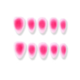 Soft Pink Ombre Velvet Press-On Nails