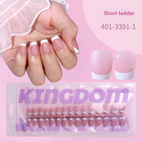 Nail Tips French prefabricated nail pads, whole bags, new non-marking removable fake nail patches, French press on nails