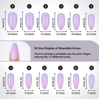 Nail Tips press on nails solid color 24 palace grid simple and versatile water drop patch nail art removable fake nail manufacturer customization
