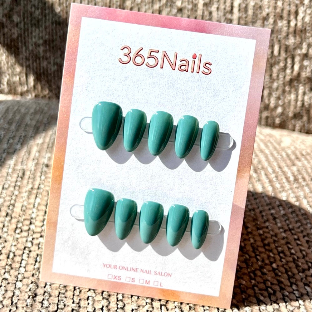 20 Colors Mega Palette - Premium Solid Handmade Nails (8 Shapes Available)