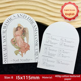Arch Shape Display Cards for Handmade Press On Nails (MOQ=50)