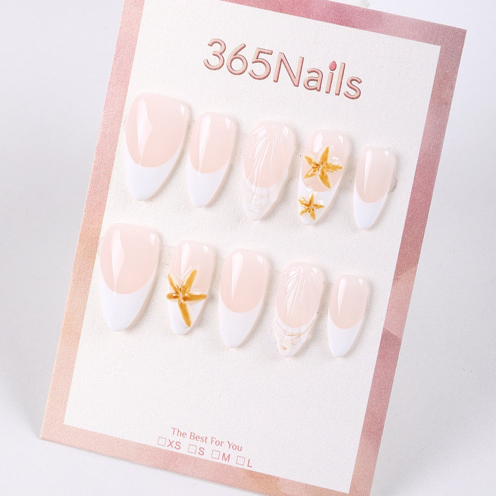 365Nails Pearl French Starfish Press-On Nails