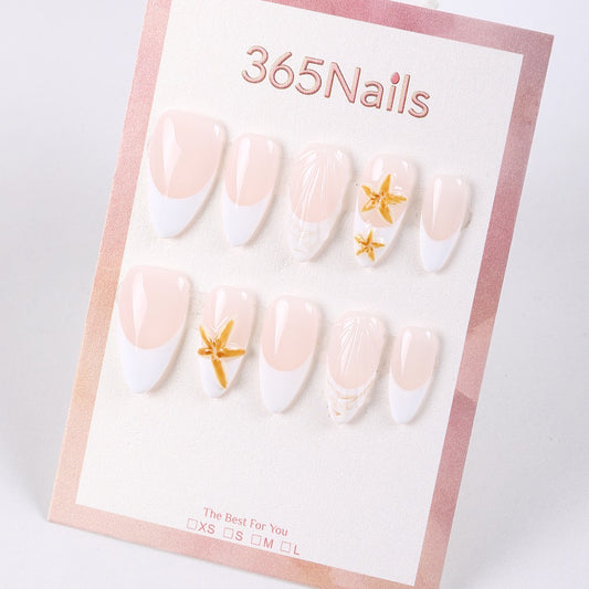 365Nails Pearl French Starfish Press-On Nails