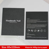 Galaxy Black Display Cards for Press On Nail Collections (MOQ=50)