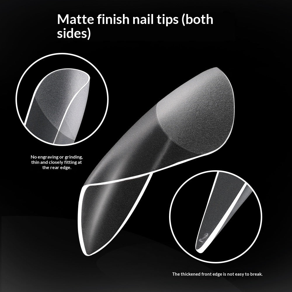 365nails 240PCS Cross-Border Bestseller | No-File Seamless Soft Gel Nail Tips (Half/Full Matte Options)