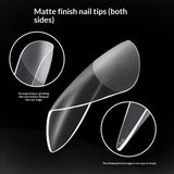 365nails 240PCS Cross-Border Bestseller | No-File Seamless Soft Gel Nail Tips (Half/Full Matte Options)