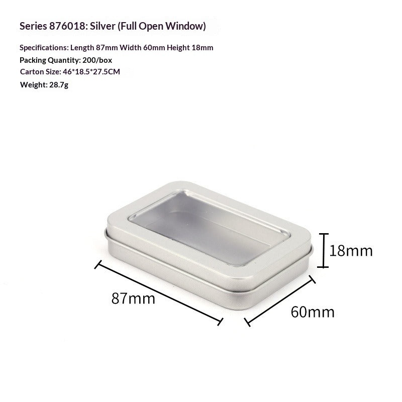 Custom Metal Press On Nail Storage Tin (MOQ=10)