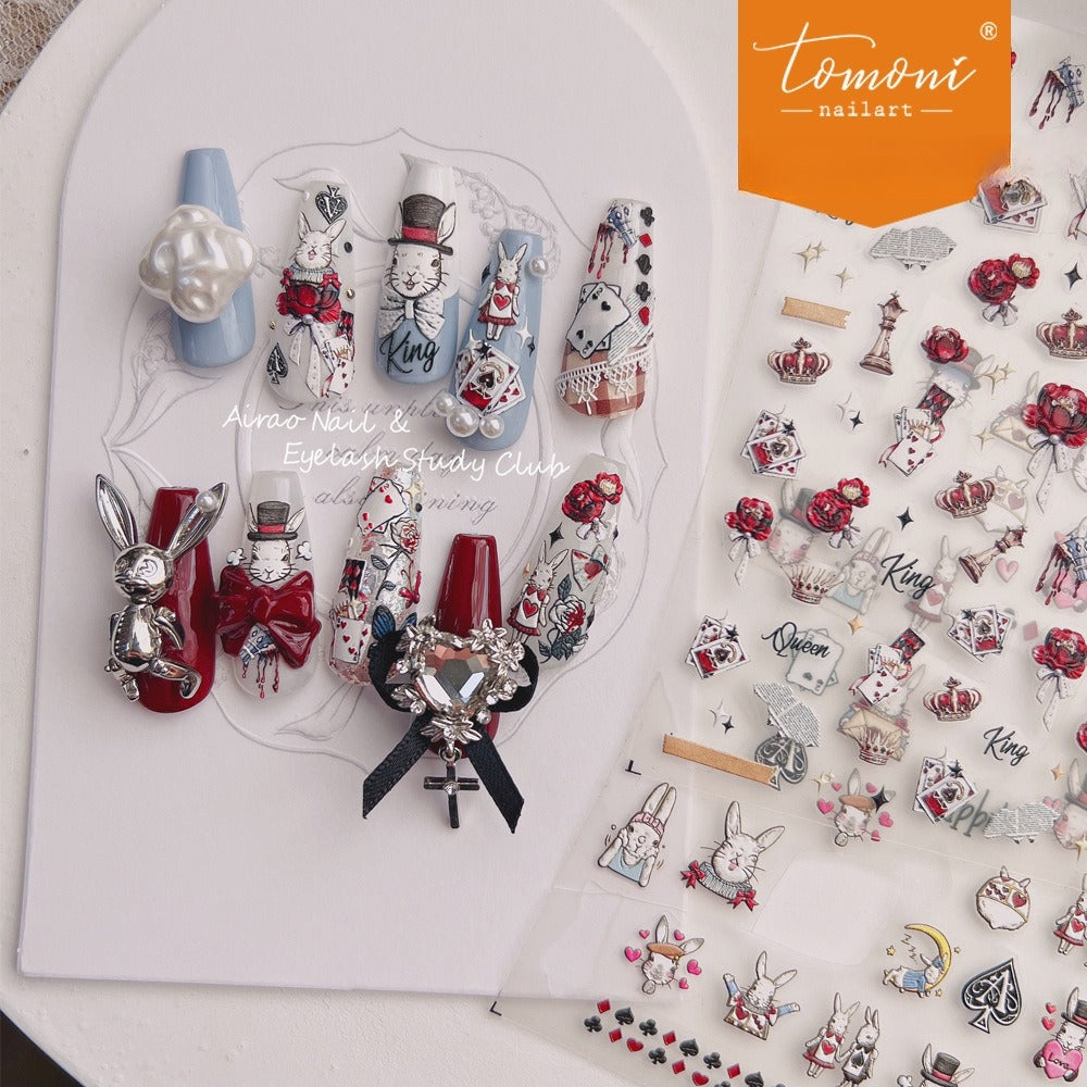 Bunny Multi-Role Play – Cute Cartoon Nail Art Set