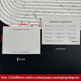 Horizontal Textured Press On Nail Display Cards (MOQ=50)
