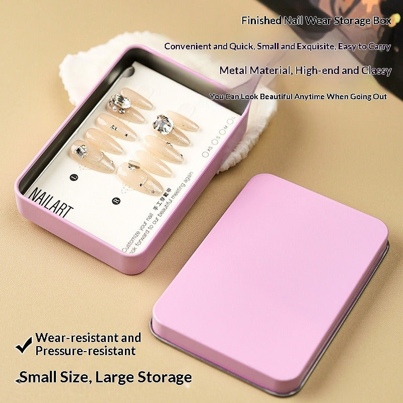 金屬穿戴甲收納展示鐵盒