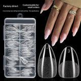 365nails Cross-Border Half-Matte Nail Tips | 2 Specifications, Factory Direct with Small MOQ
