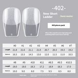 Nail Tips Amazon popular press on nails matte 450 almonds free of engraving ultra-thin and seamless patch manicure fake nails