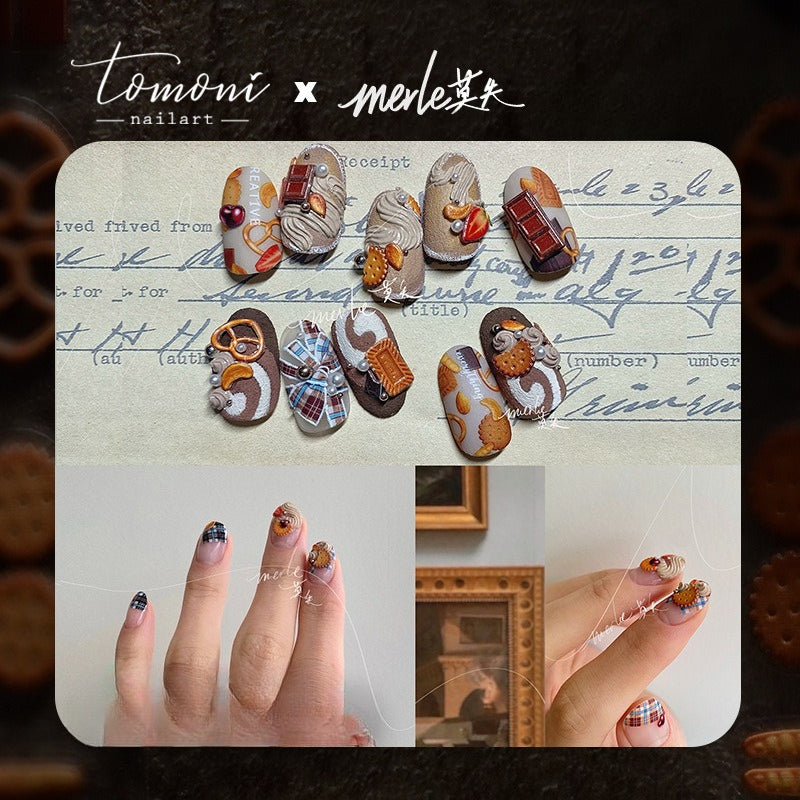 Bakery Treats – Embossed Nail Art Accent Set