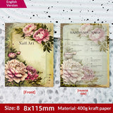 Custom Printed Display Cards for Press On Nail Packaging (MOQ=50)