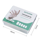 Nail Tips Sub-code nail pads, 100 pcs for press on nails pads, standard size wear-free full half stickers, matte trapezoidal square false nail pads