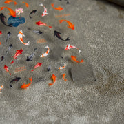 招財錦鯉系列：「復古錦鯉 & 蓮花」– 3D 浮雕甲貼