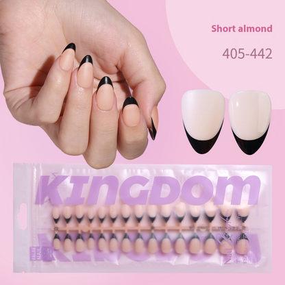 Nail Tips French prefabricated nail pads, whole bags, new non-marking removable fake nail patches, French press on nails