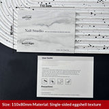 Horizontal White Display Cards for Press On Nail Sets (MOQ=50)