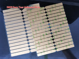 Crystal adhesive strips for press-on nail display cards