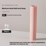 Mini Portable Handheld Flat LED Nail Lamp for Gel Polish