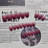 Dry rose matte nail patch fake nail wearing finished nail pregnant woman nail patch waterproof and removable｜365nails