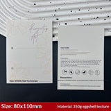 Art Texture Display Cards for Press On Nail Sets (MOQ=50)