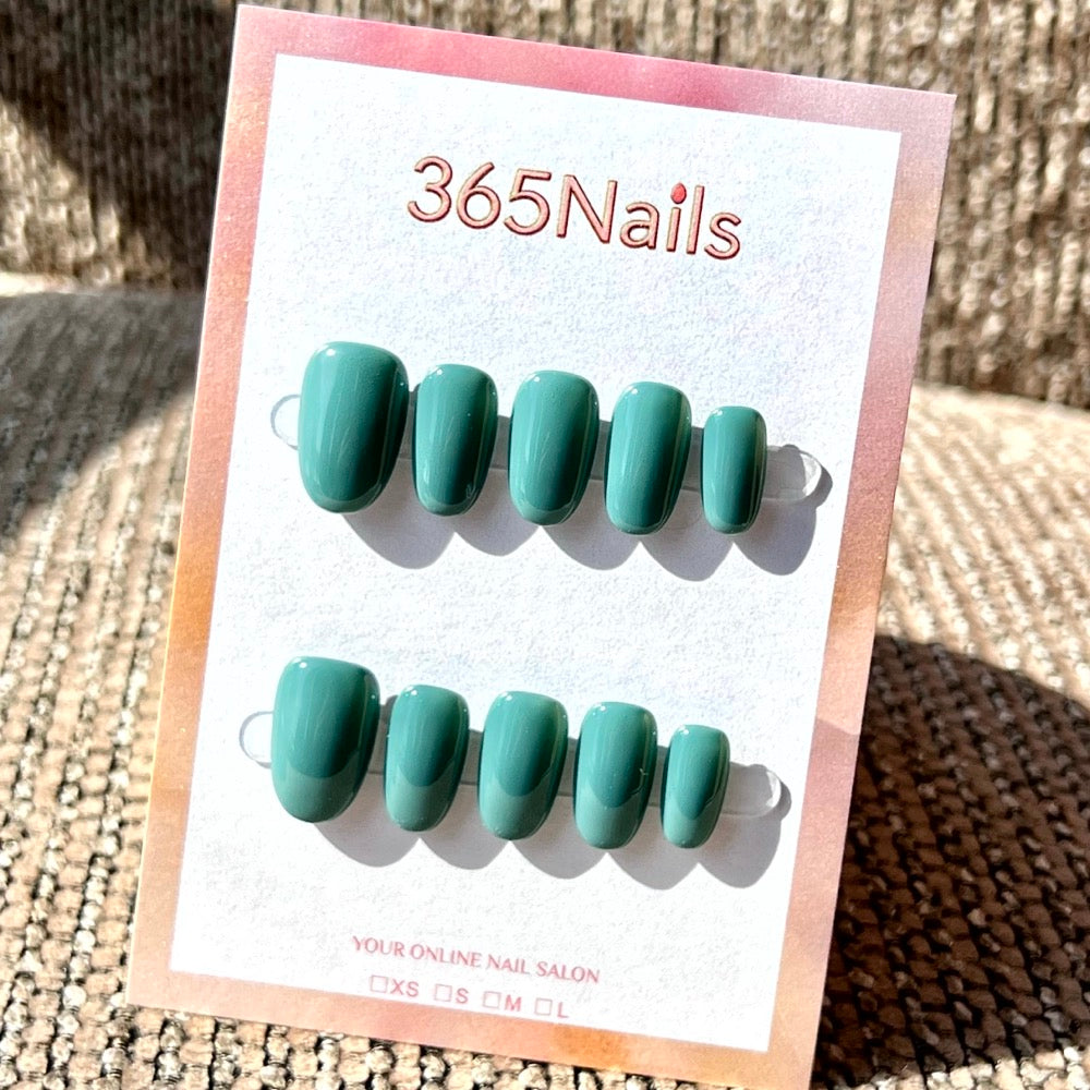 "20 Colors Mega Palette" - Premium Solid Handmade Nails (8 Shapes Available)