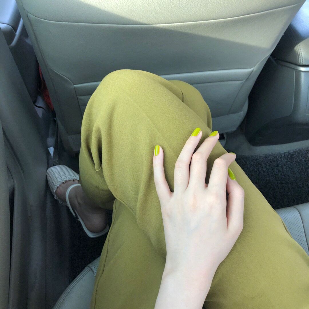 Solid color short avocado green grass green white press on nails finished fake nail manicure patch nail patch waterproof｜365nails