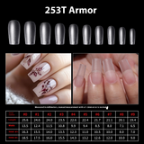 Nail Tips Frosted nail pads Free grinding Flat nail Traceless water drop Ballet press on nails pads 500 boxed nail art fake nails